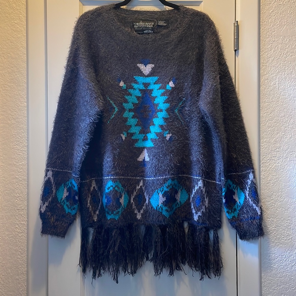 Powder River Fringe Sweater